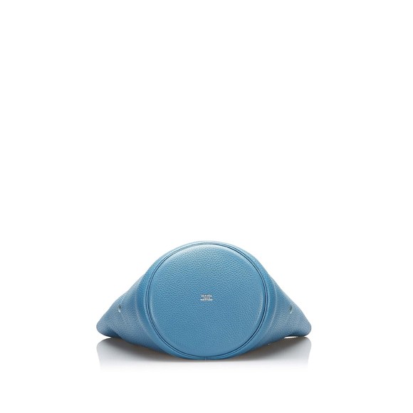 Pre-Loved Hermes Clemence Mangeoire Bucket PM - Picture 4 of 10